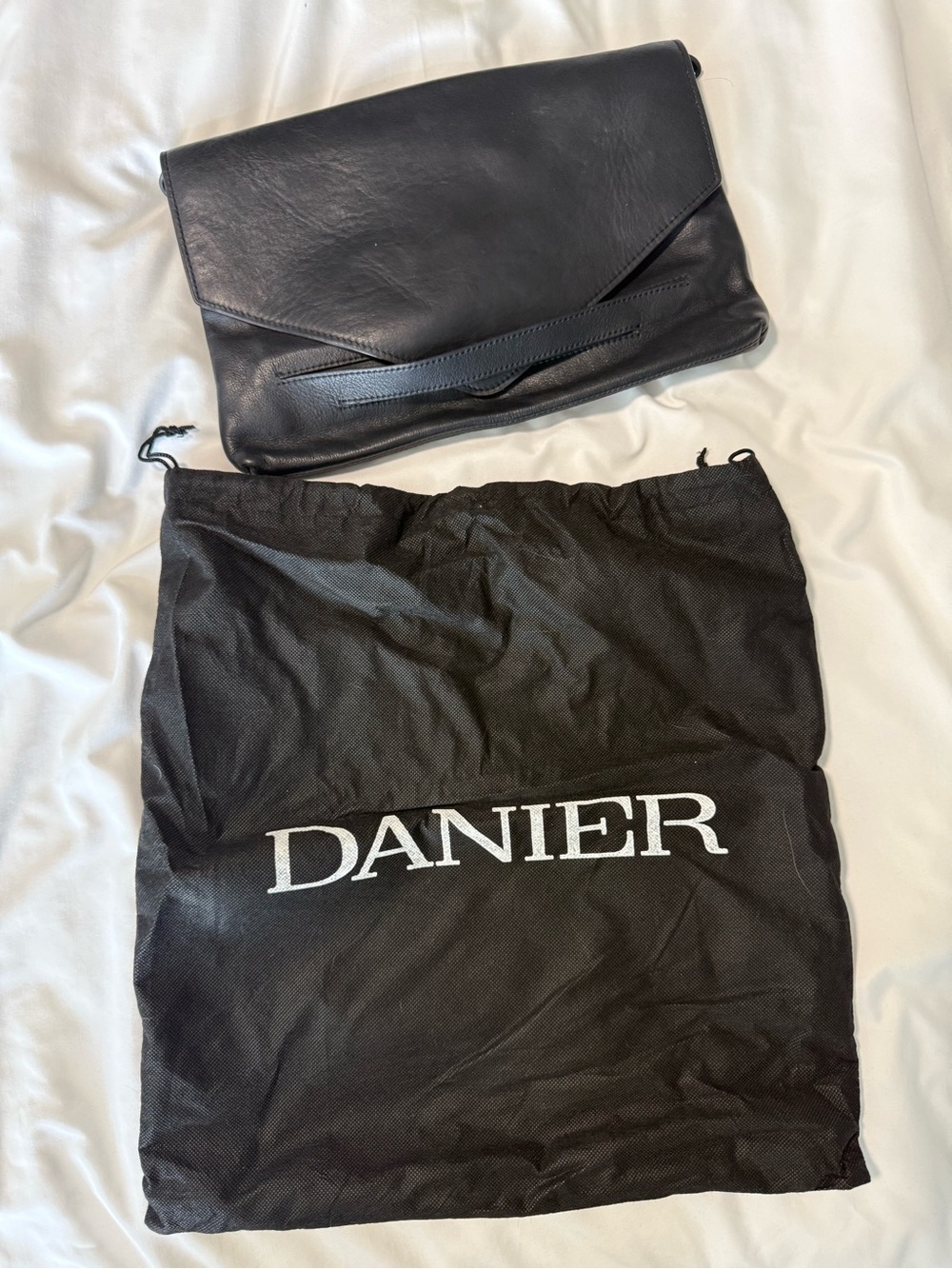 Danier Black Leather Women’s Envelope Clutch